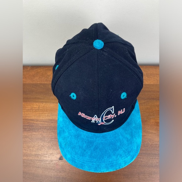 Vintage Atlantic City NJ Snapback Trucker Hat Baseball Cap Souvenir Velvet Bill. - Picture 6 of 9